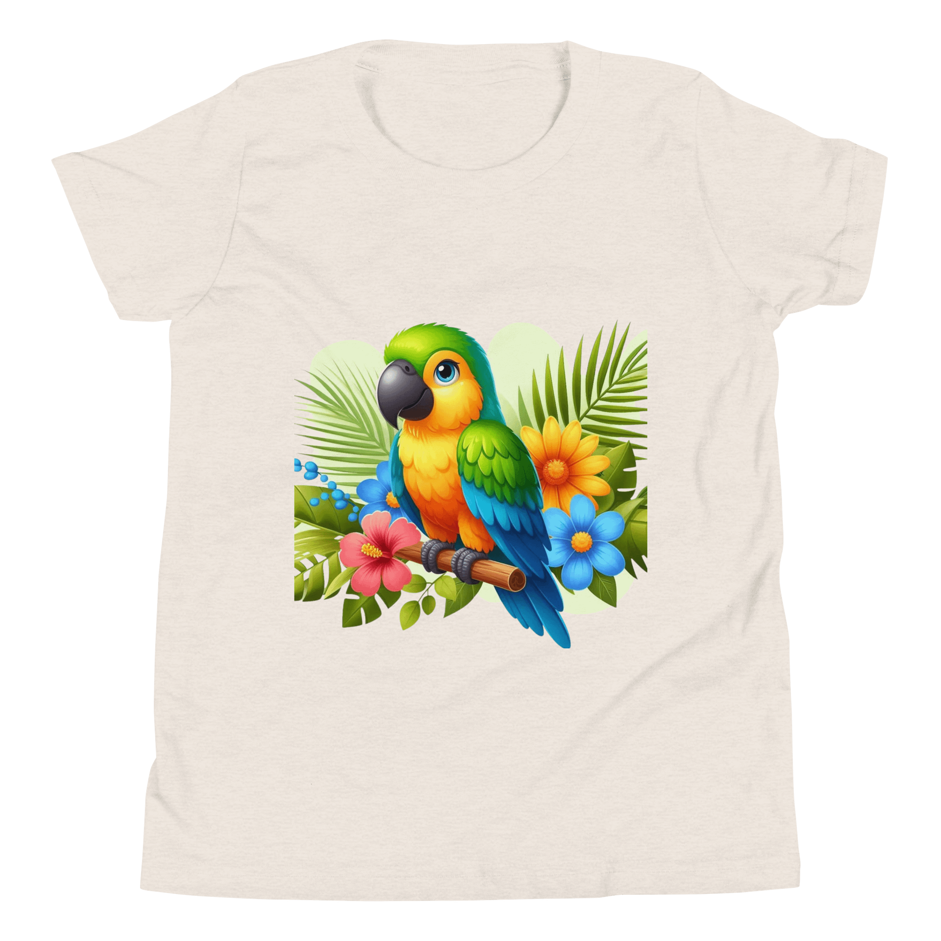 Tropical Parrot Youth T-Shirt product image (1)