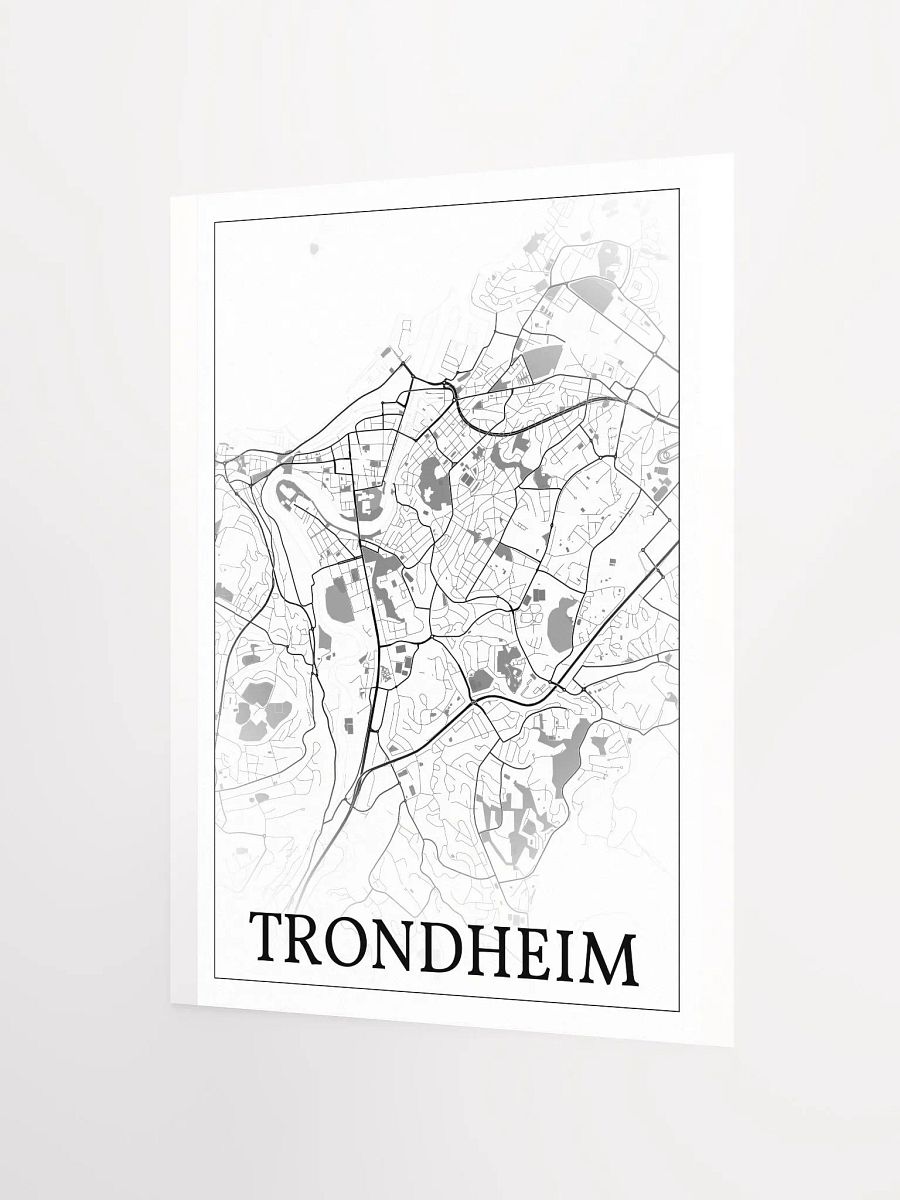 Trondheim, Norway, city map print product image (10)