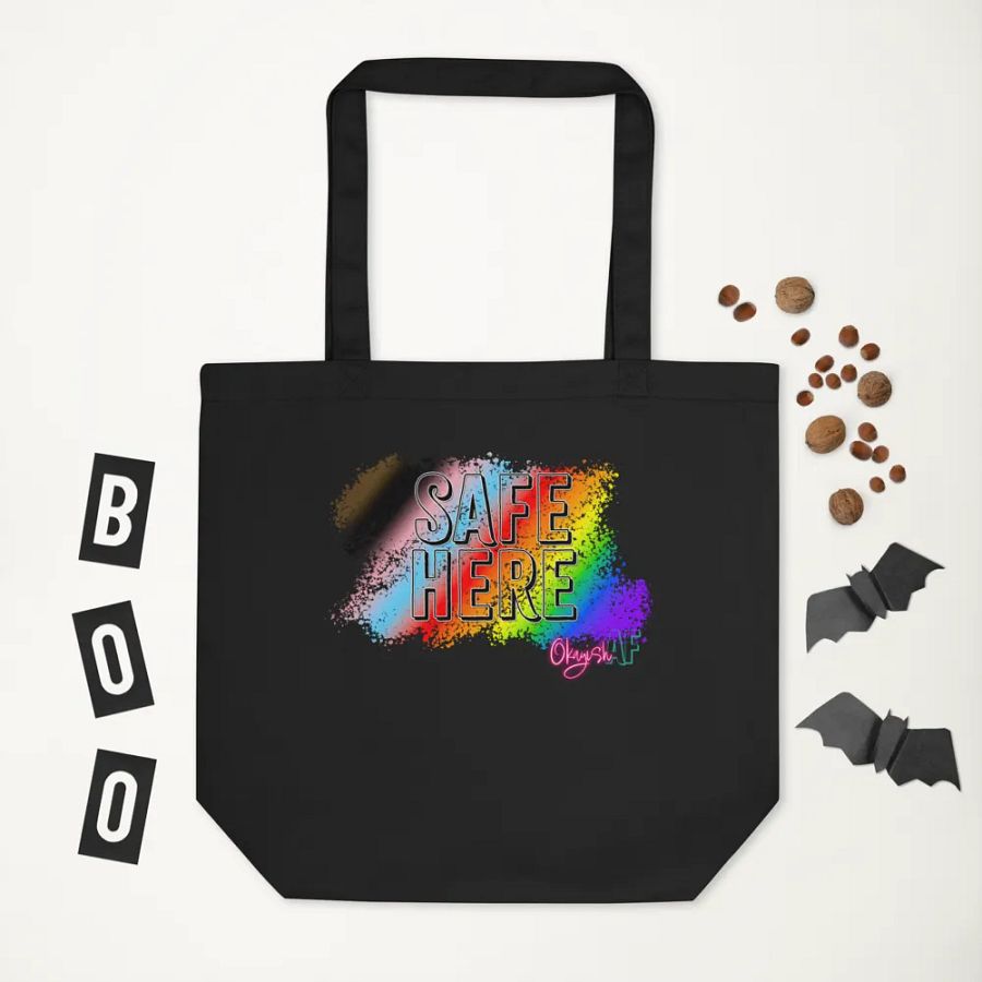 OkayishAF Safe Here Tote product image (3)