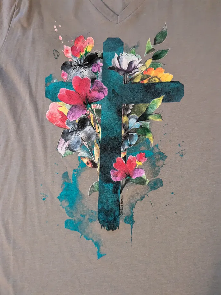 XL Cross & Flowers Tee product image (2)