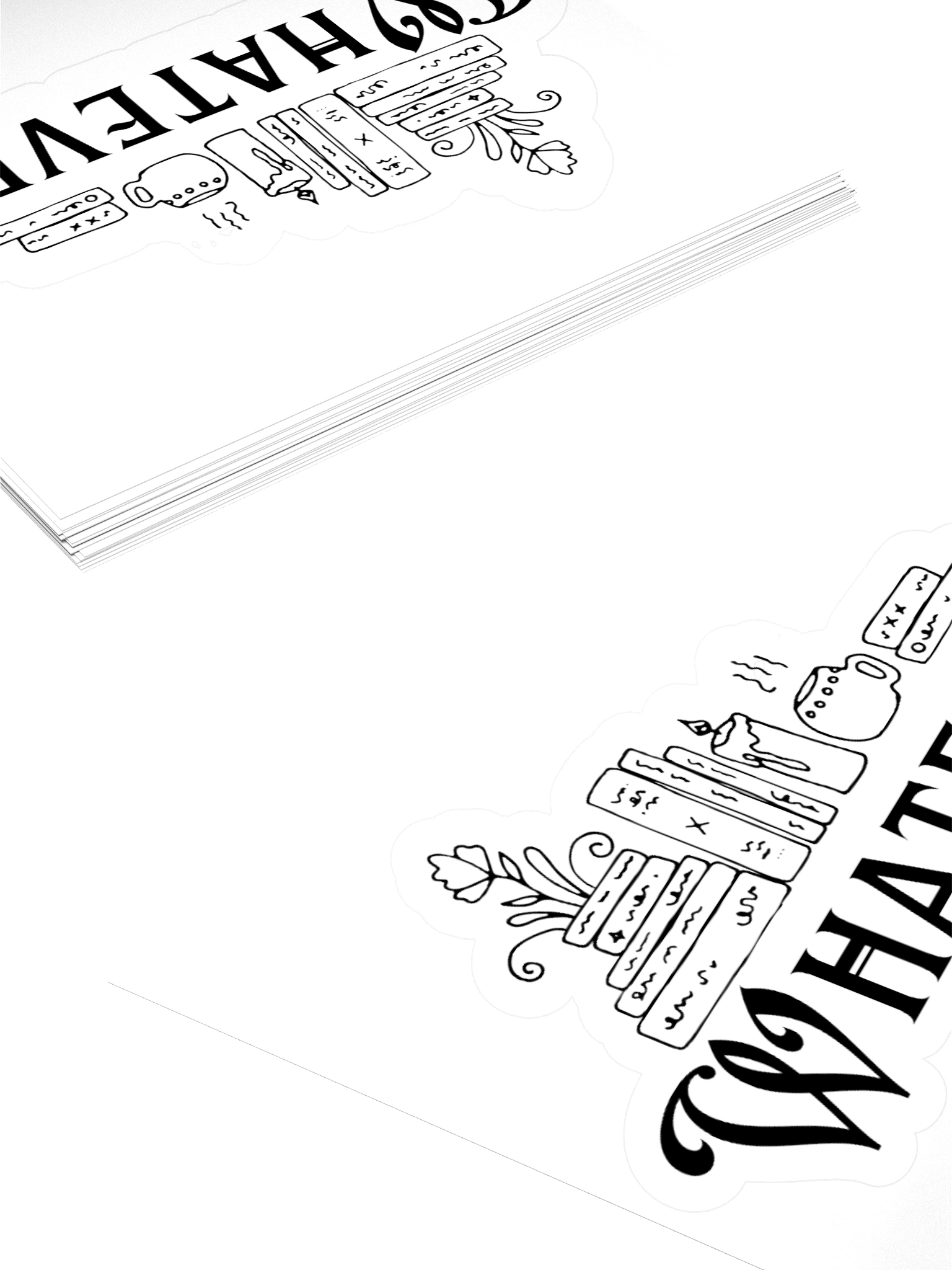 "Whatever." Sticker product image (11)