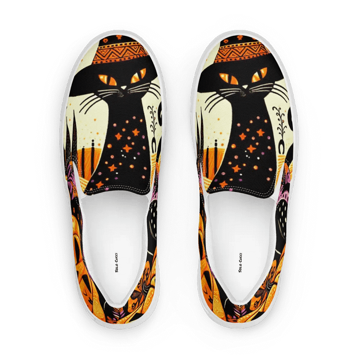 Halloween Cat Slip-Ons product image (1)