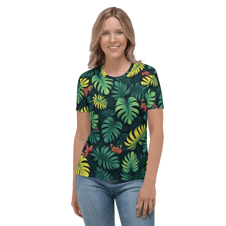 Tropical Jungle Dreams Women's Crew Neck Tee product image (1)