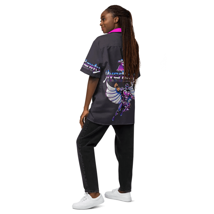SilverHawks Retro Tribute Hawaiian Button up product image (12)