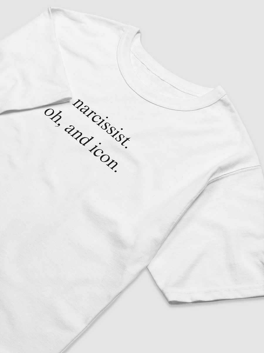 narcissist. oh, and icon. WHITE T-SHIRT product image (3)