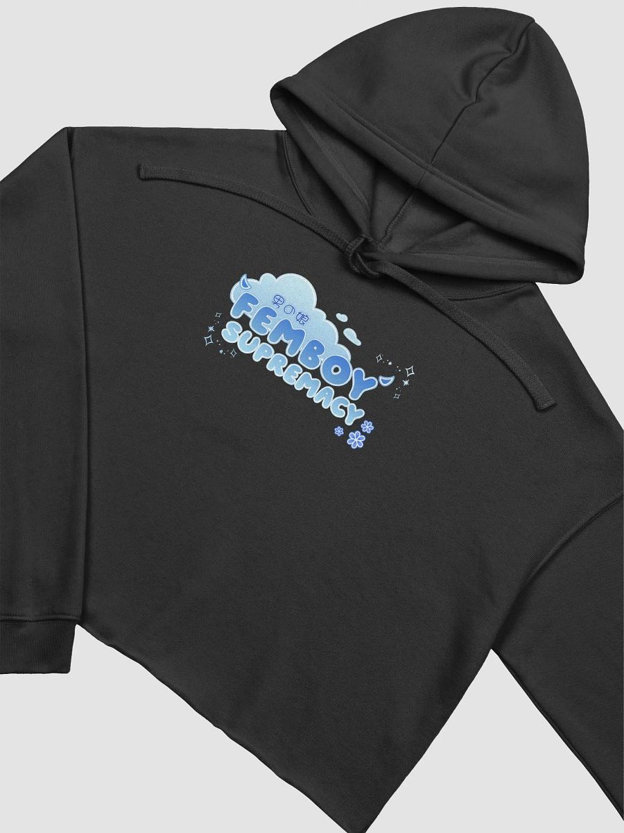 Blue Femboy Supremacy Cropped Hoodie product image (3)