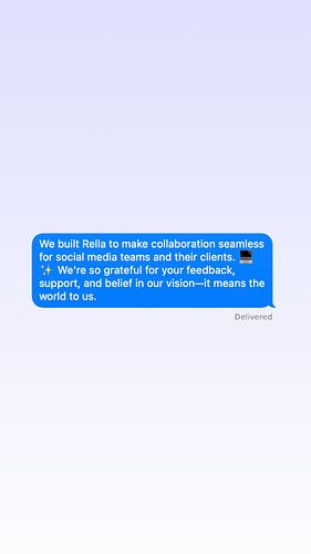 Collaboration made simple—that’s why we built Rella. 💻✨

To all the social media managers, teams, and clients who’ve shared y...