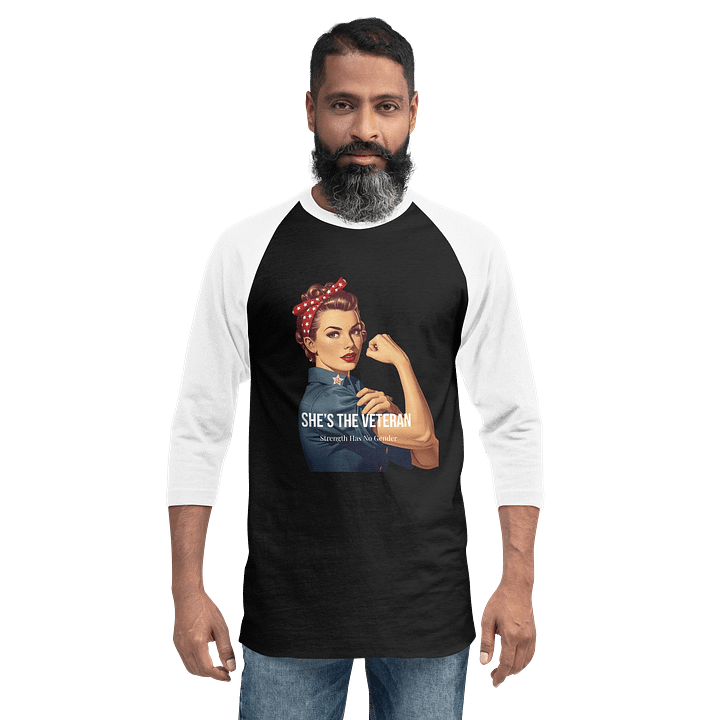 She’s The Veteran Two-Tone T-Shirt product image (2)