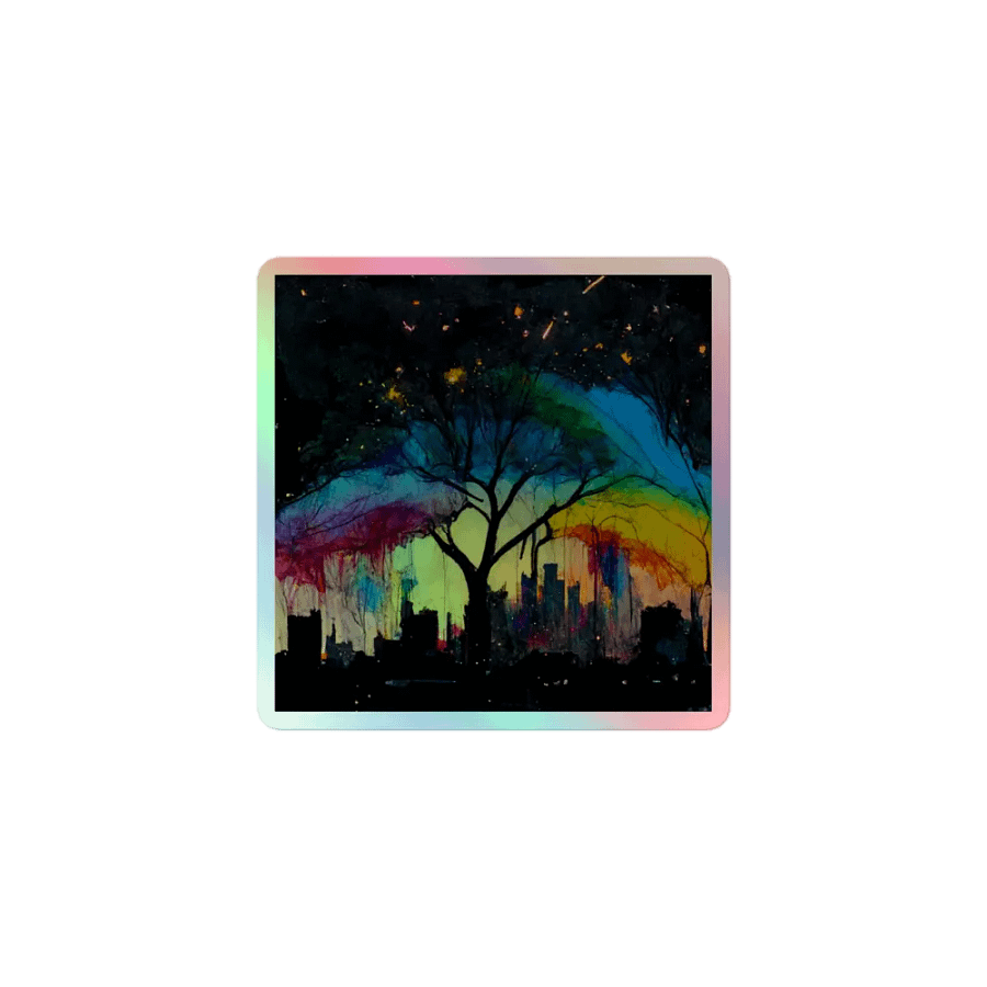 Urban Arboreal Dreams Holographic Sticker Set product image (1)