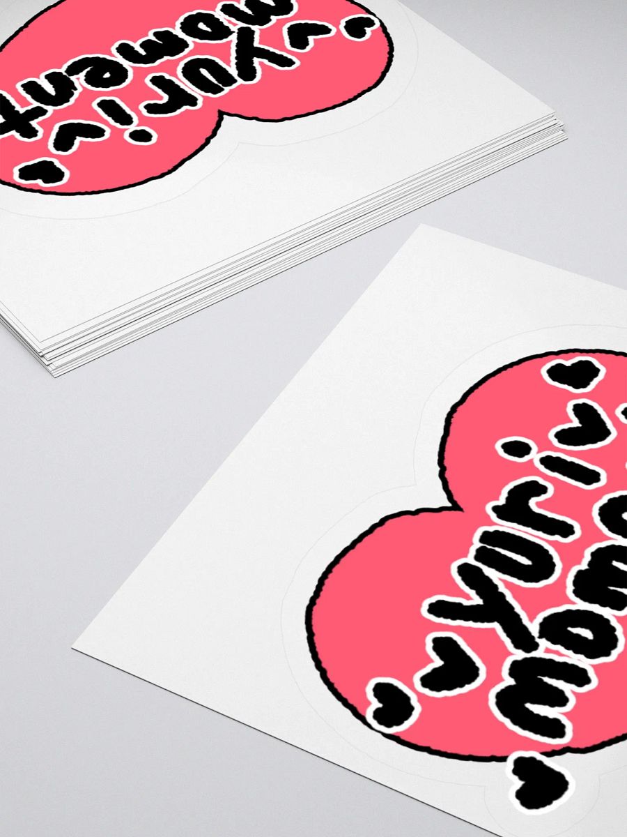 YURI MOMENT Kiss Cut Sticker product image (4)