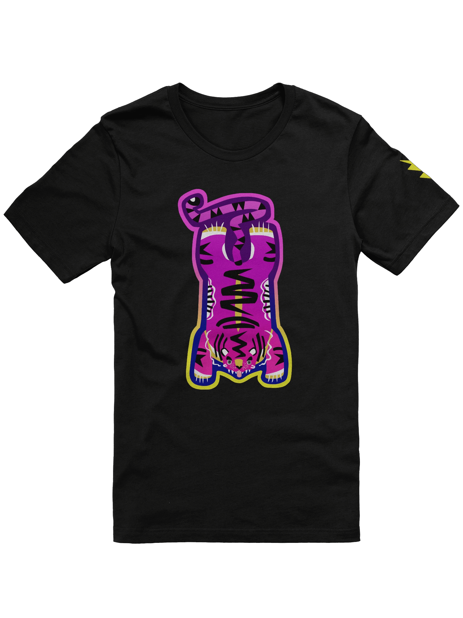 Purple and Yellow Tiger - T-Shirt product image (70)