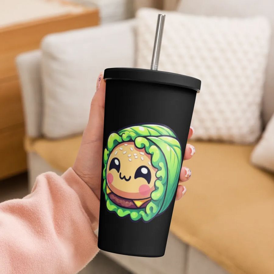 Whimsical Burger Buddy Insulated Tumbler product image (9)