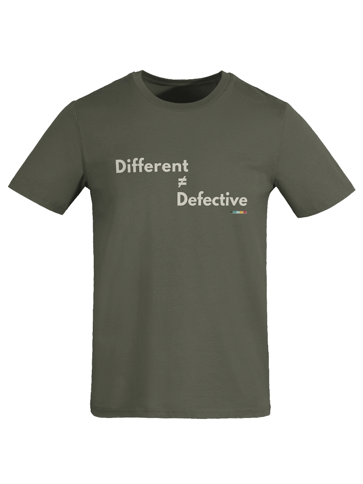 Digital Decency Tee – “Different ≠ Defective” | Anti-Bullying Organic Cotton T-Shirt — Fulfilled in EU/UK product image (1)