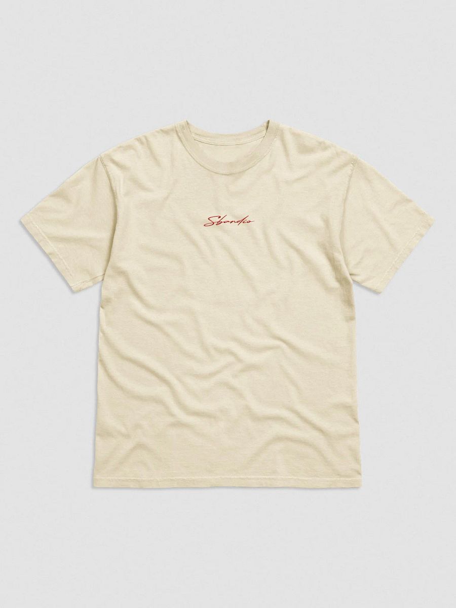 T- SHIRT logo SBANDIO ricamato ROSSO CORSIVO product image (2)