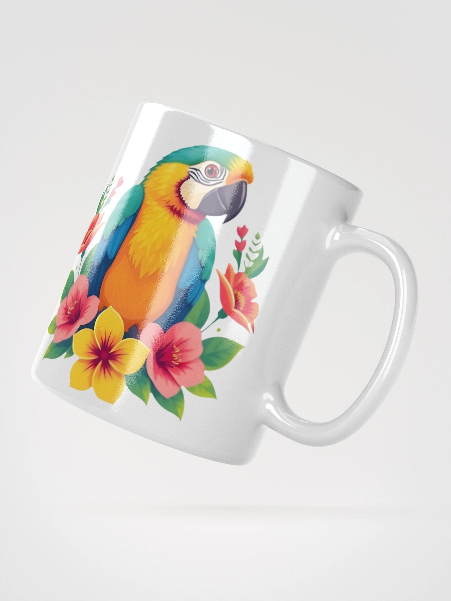 Floral Parrot Mug product image (5)