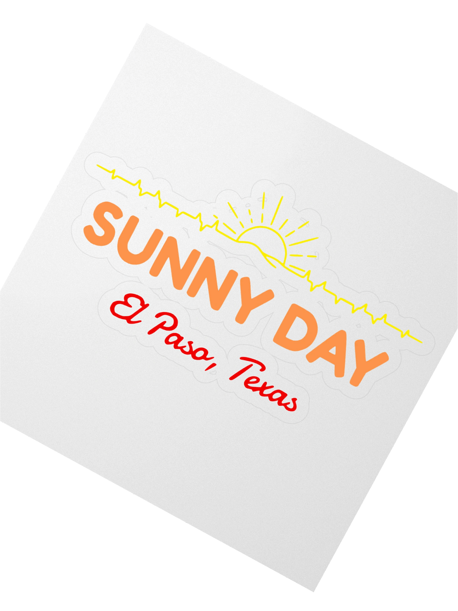 Sunny Day Kiss Cut Stickers product image (2)