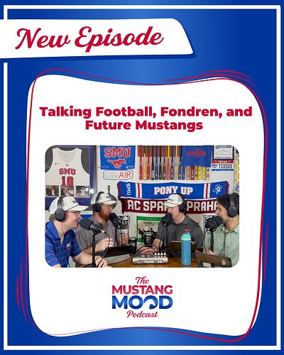 New episode out now! Streaming on all podcasting platforms and YouTube. Link is in our bio!

#smu #smumustangs #smuathletics ...