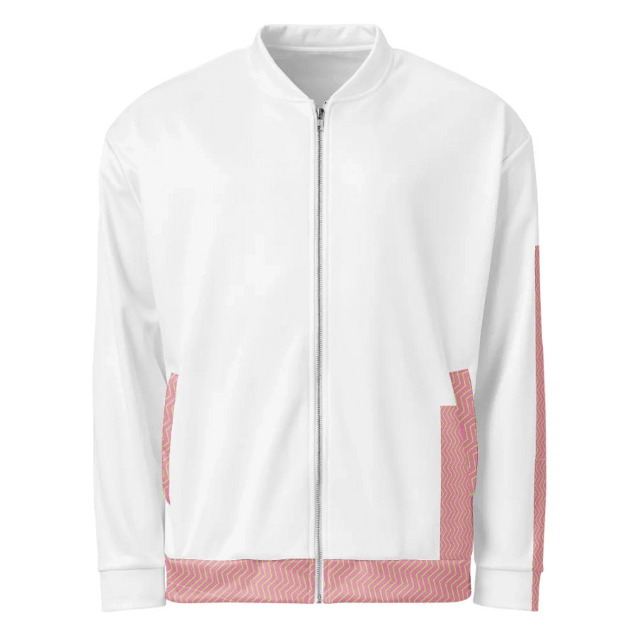 Zigzag Zest Pink Bomber Jacket product image (1)