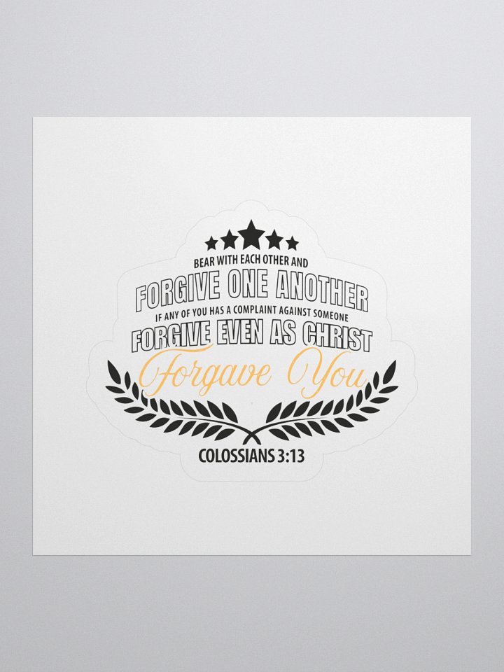 Colossians 3:13 Scripture Sticker product image (3)
