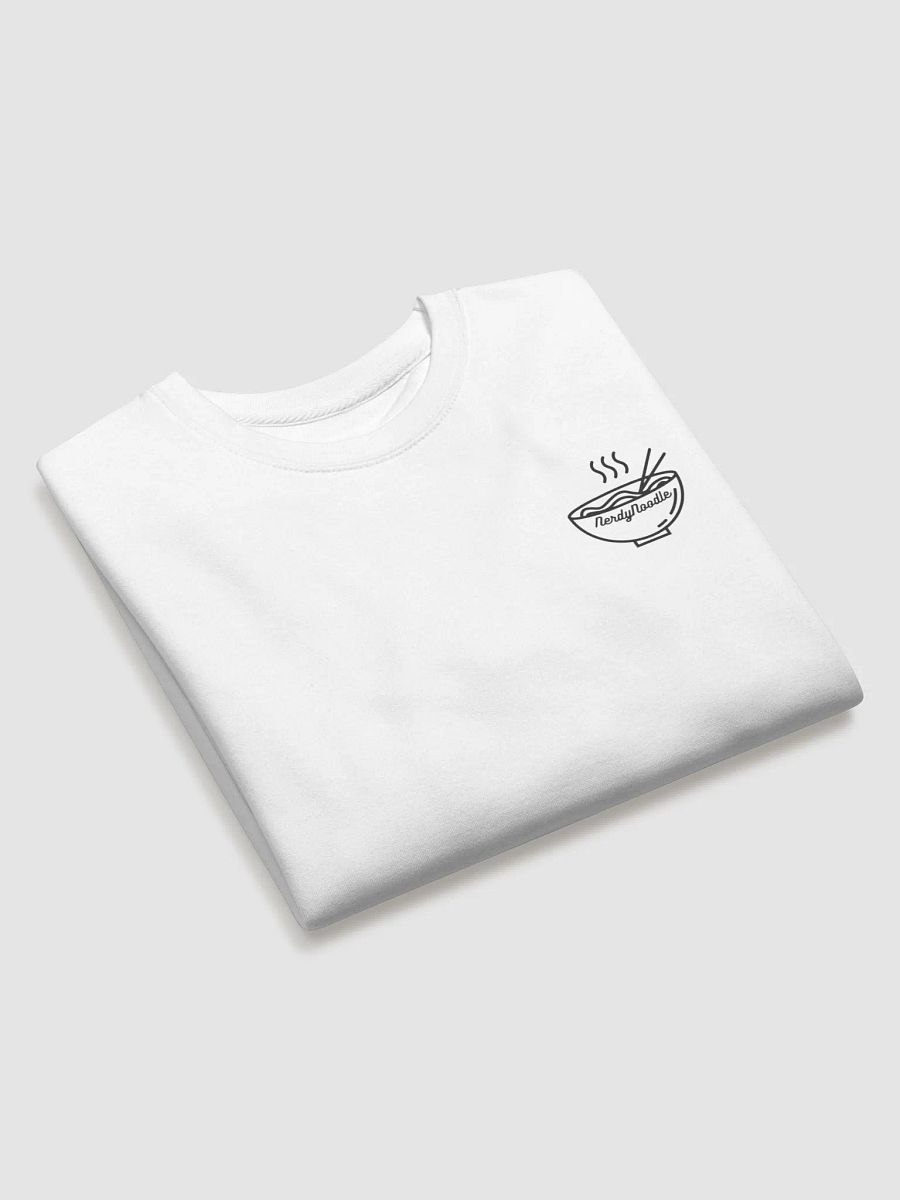 Simplistic NerdyNoodle Emblem Long Sleeve (White) product image (4)