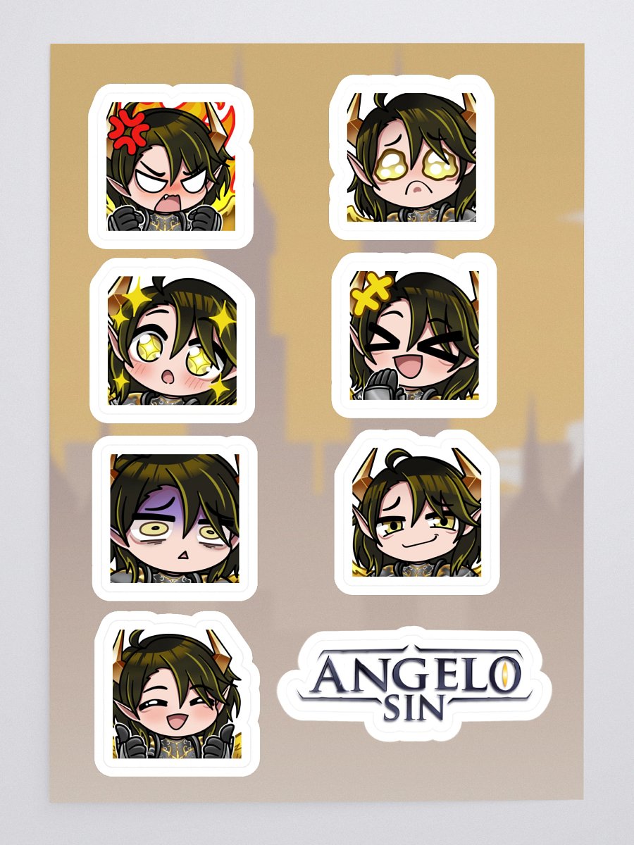 Angelo Emote Stickers Sheet product image (3)