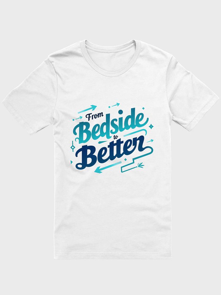 Dynamic Blue Gradient T-Shirt: From Bedside to Better product image (6)