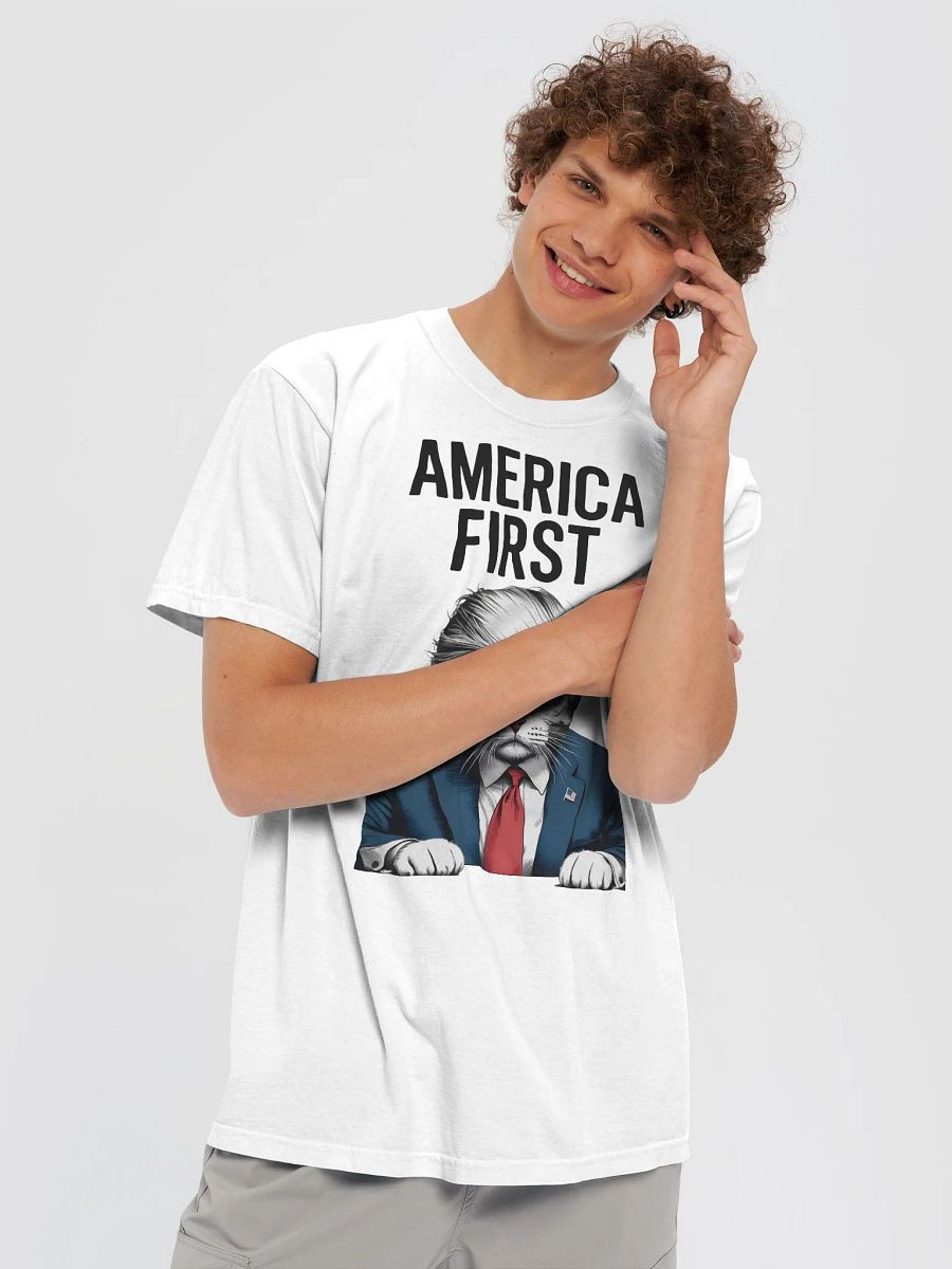 Patriotic Feline Leader T-Shirt product image (8)