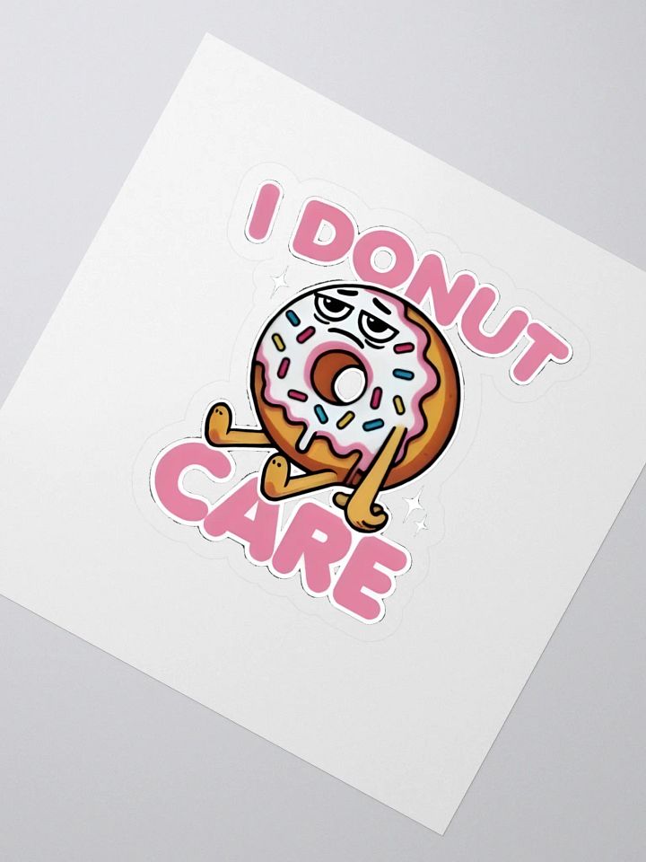 I Donut Care Sticker Set product image (2)
