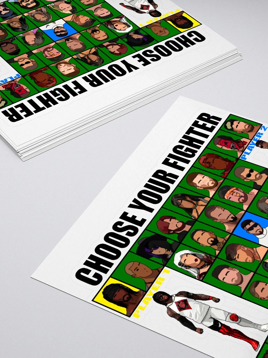 PEPW Choose Your Fighter Judah x Oliver Sticker product image (4)