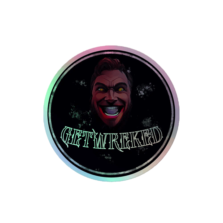 Get Wreked Badge Sticker product image (2)