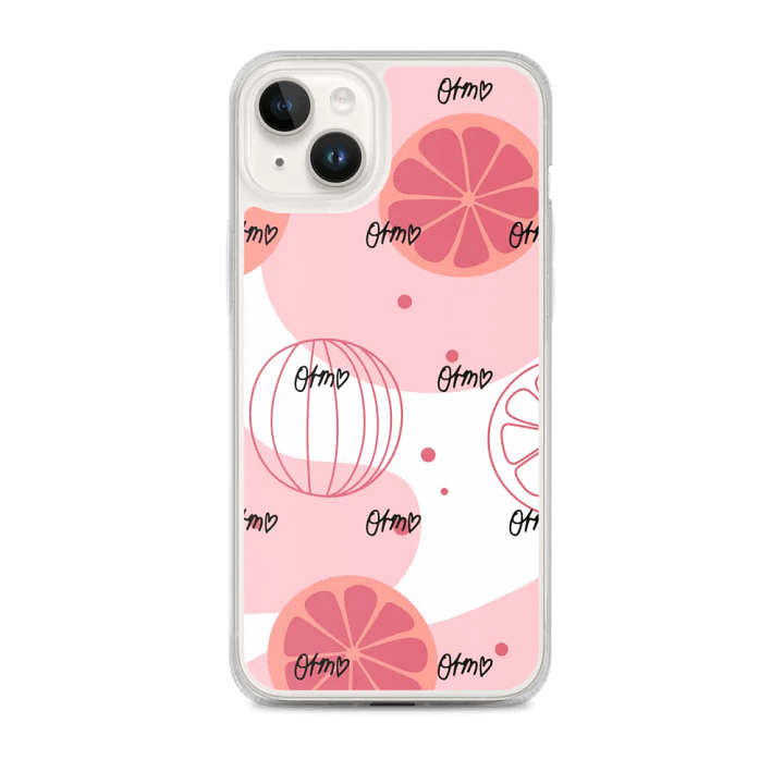 Orm Kornnaphat Collection Apple Phone Case (Orange Design) product image (1)