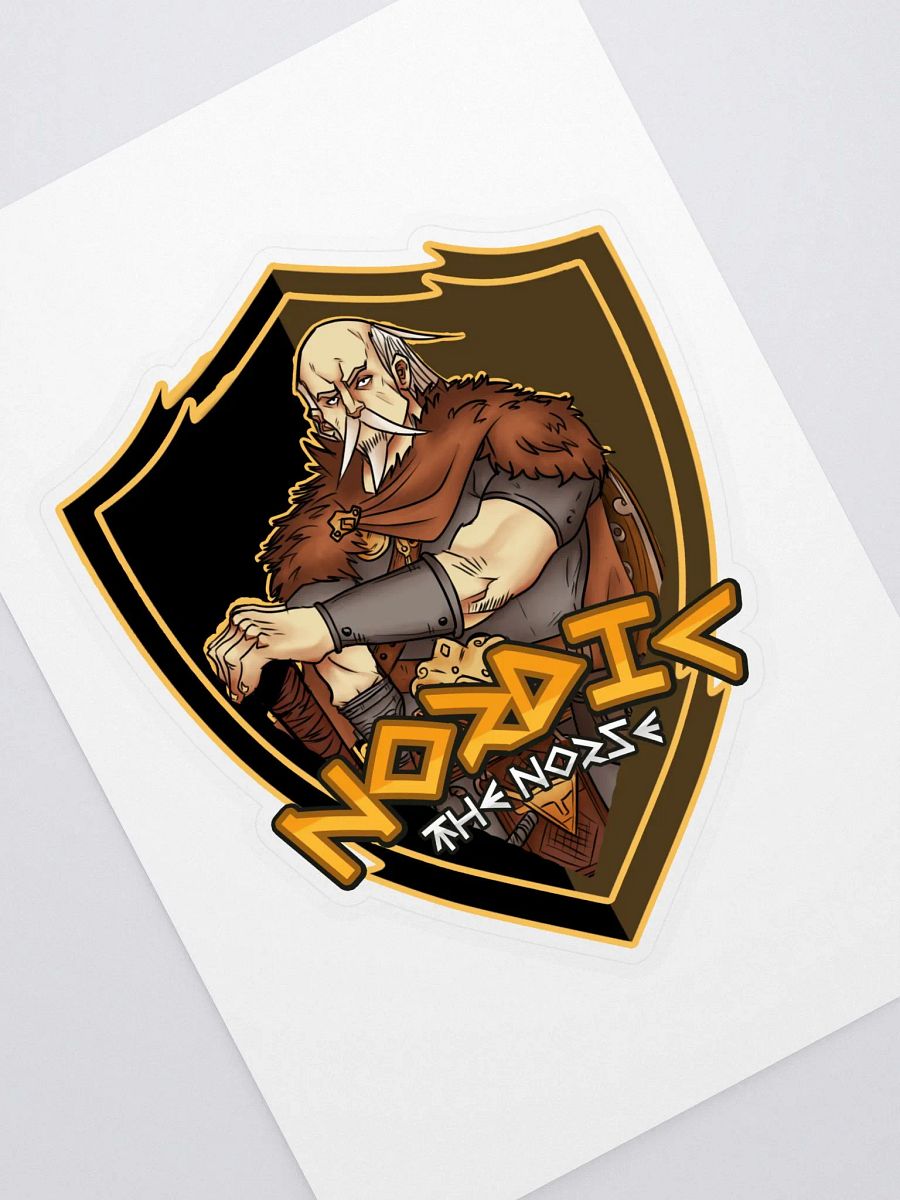 Norse Warrior Kiss Cut Sticker Sheet product image (1)