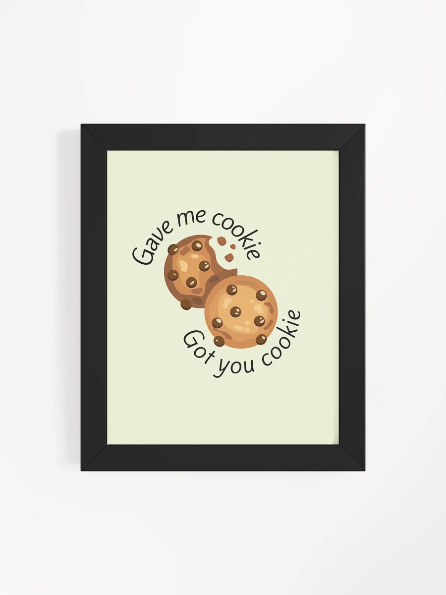 New Girl Cookie Scene Poster – Framed Matte Art Print for Sitcom Fans product image (4)