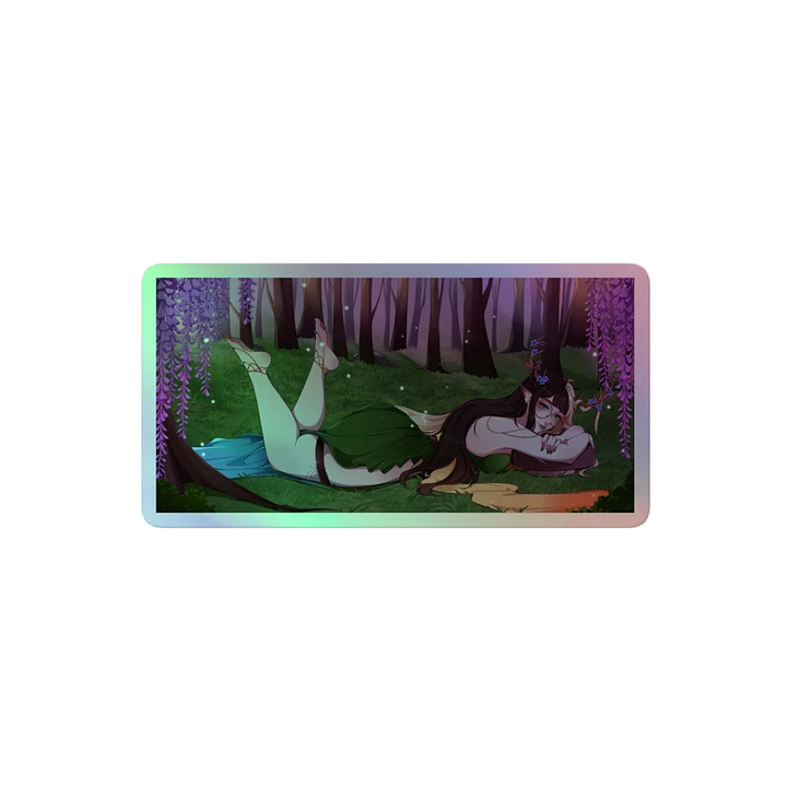 IzzyFaery In The Woods Holographic Sticker product image (1)