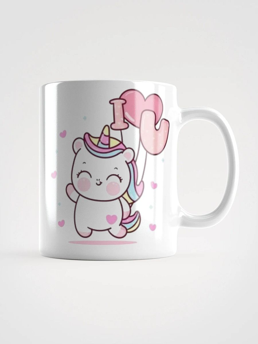 White Glossy Mug Sweet Cloud product image (1)
