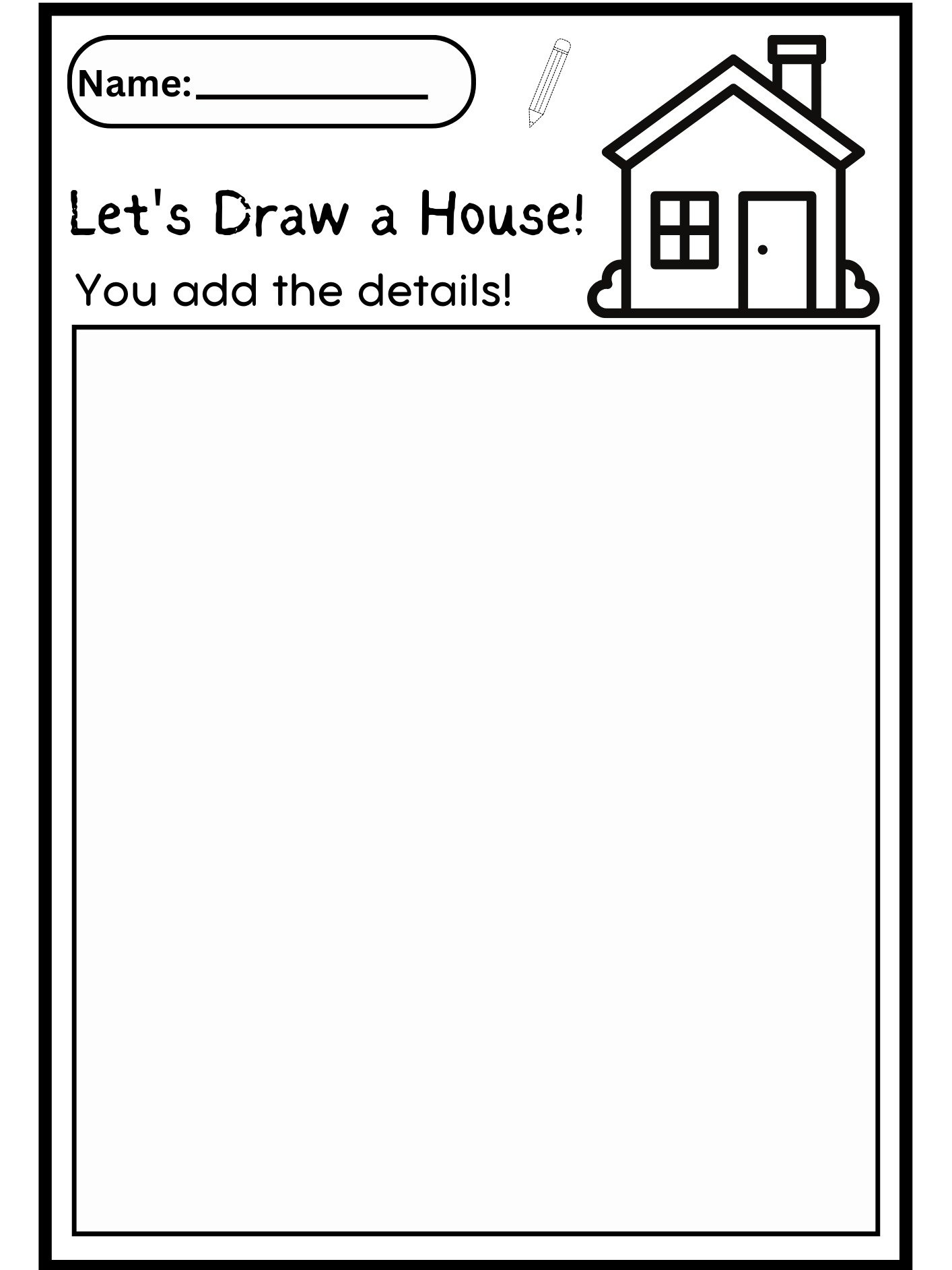 Teaching Kids to Draw 10 WORKSHEETS ACTIVE PRINTABLE product image (3)