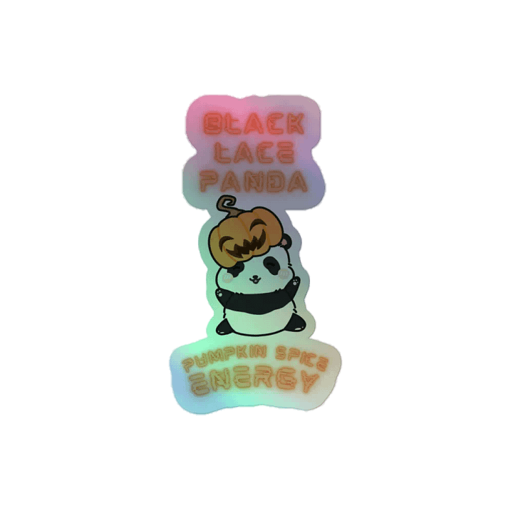 BLP Pumpkin Spice Energy Holographic Sticker (OCT24' LIMITED EDITION) product image (2)