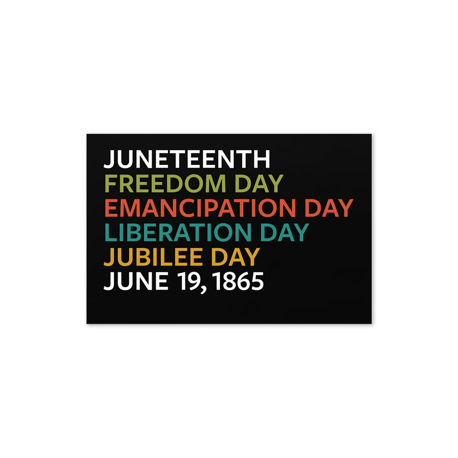 Emancipation Day Greeting Card Image 4