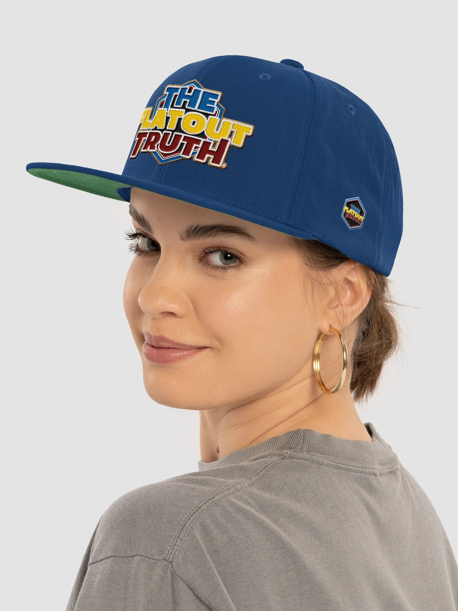 TFOT Bold Lemon Hex Flat Snapback Hat product image (1)