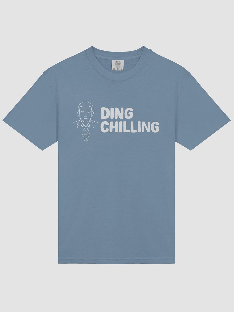 Ding Chilling [4a] – Funny Chess Meme Design | White Line Art for Light Colors | T-Shirt product image (30)