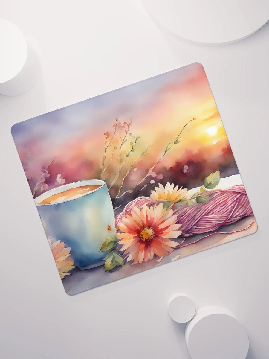 A Cup of Tasty at Sunrise, Gaming Mouse Pad, 2 Sizes product image (7)
