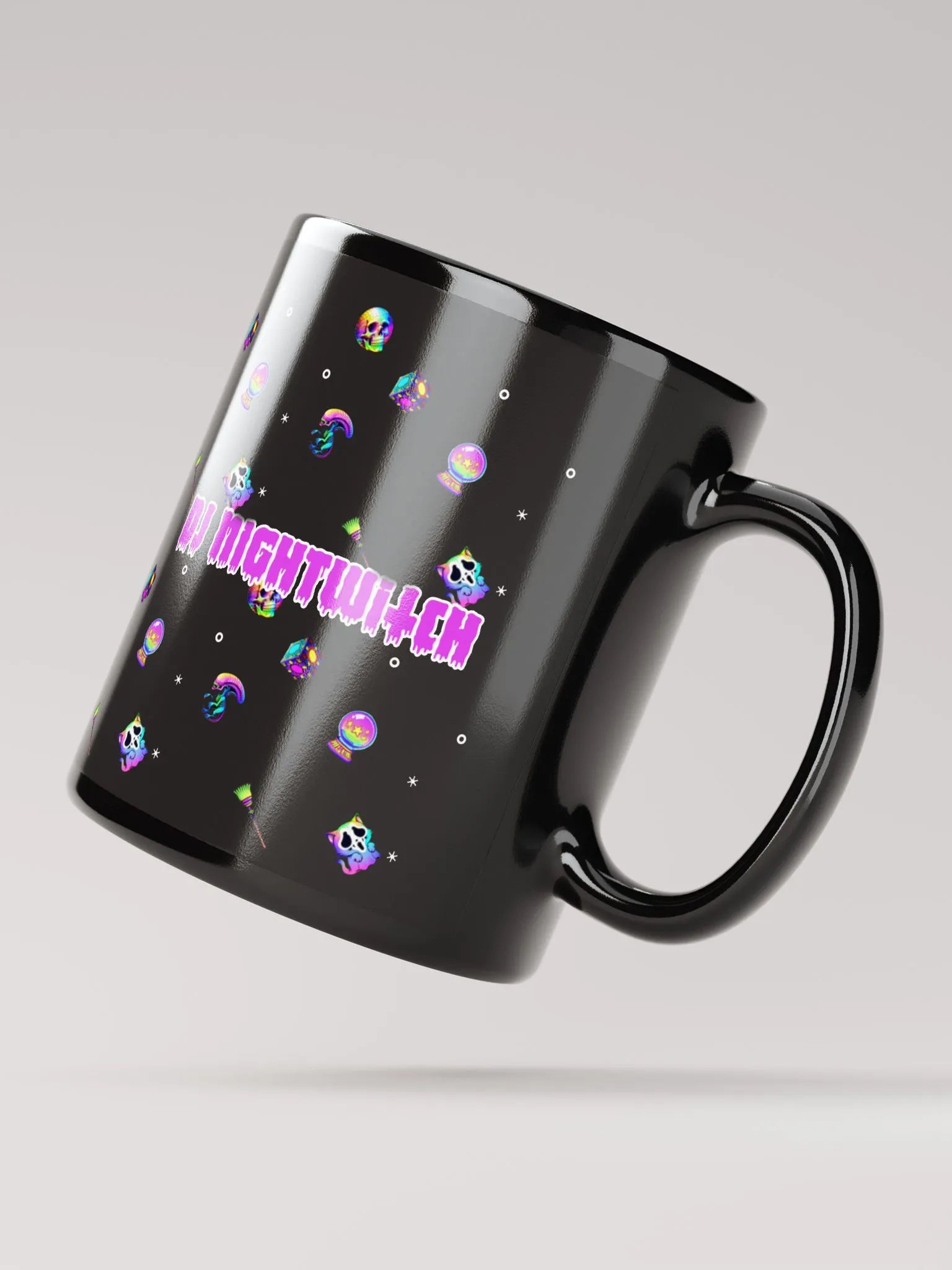 Black Emote Coffee Mug - with Logo product image (2)