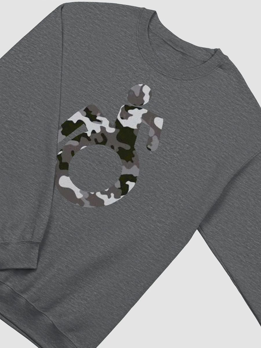 Wheelie, Dark Gray Camo Sweatshirt product image (3)