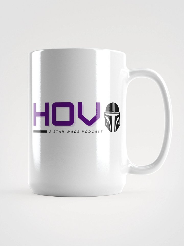 Mandalorian Helmet White Glossy Mug product image (1)