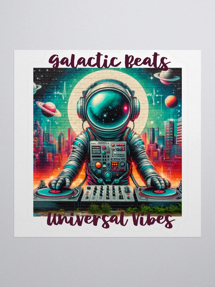 DJ Astronaut Stickers product image (1)