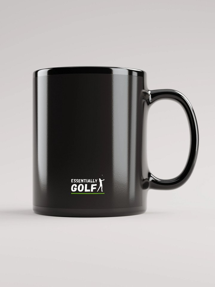 ‘Links Lattte’ Black Glossy Mug product image (2)