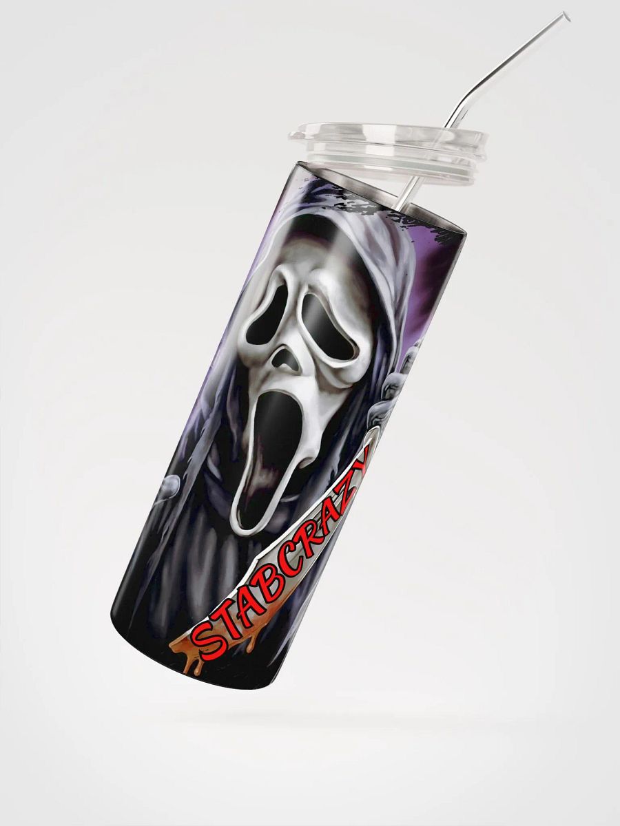 Stabcrazy Ghostface Stanless steel tumbler product image (2)