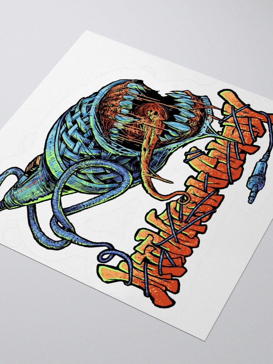 Zombie Microphone Sticker product image (7)