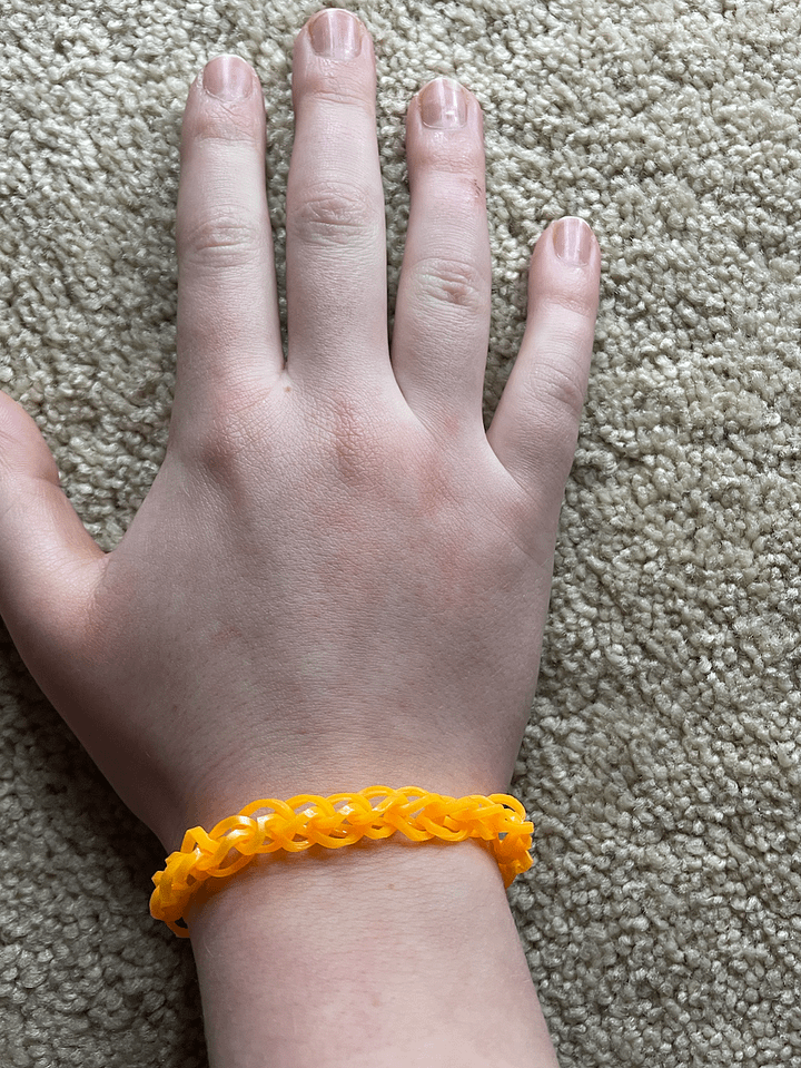 Orange Loom Bracelet product image (2)