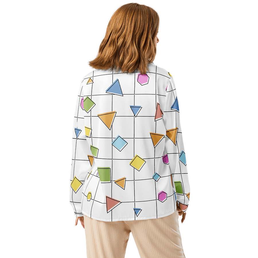 Geometric Harmony Women's Pajama Top product image (3)